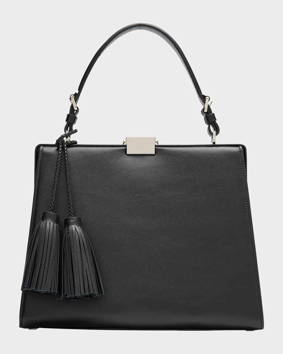 Simone Frame Leather Shoulder Bag